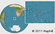 Satellite Location Map of the area around 43° 10' 22" S, 6° 1' 30" E