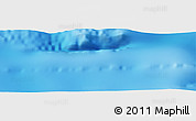 Physical Panoramic Map of the area around 43° 10' 22" S, 83° 13' 29" W