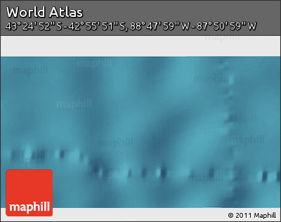 Satellite 3D Map of the Area around 43° 10' 22" S, 88° 19' 29" W