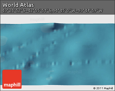 Satellite 3D Map of the Area around 43° 10' 22" S, 94° 16' 30" W