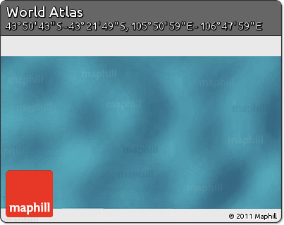 Satellite 3D Map of the Area around 43° 36' 16" S, 106° 19' 29" E