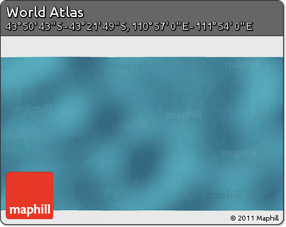 Satellite 3D Map of the Area around 43° 36' 16" S, 111° 25' 30" E