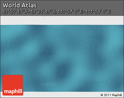 Satellite 3D Map of the Area around 43° 36' 16" S, 111° 25' 30" E