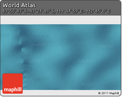 Satellite 3D Map of the Area around 43° 36' 16" S, 112° 16' 30" E