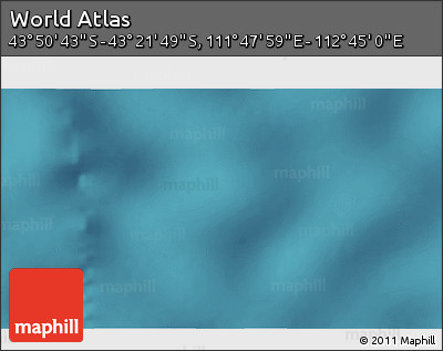 Satellite 3D Map of the Area around 43° 36' 16" S, 112° 16' 30" E
