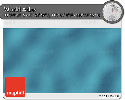 Satellite 3D Map of the Area around 43° 36' 16" S, 113° 7' 30" E