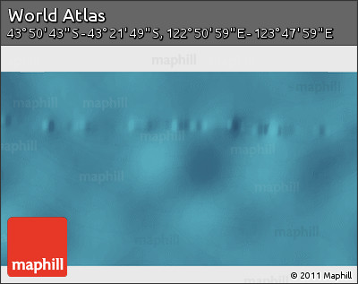 Satellite 3D Map of the Area around 43° 36' 16" S, 123° 19' 29" E