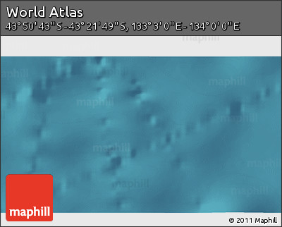 Satellite 3D Map of the Area around 43° 36' 16" S, 133° 31' 30" E