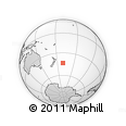 Where is the area around 43° 36' 16" S, 169° 55' 30" W located? Outline Map of the Area around 43° 36' 16" S, 169° 55' 30" W, rectangular outline