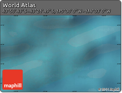 Satellite Map of the Area around 43° 36' 16" S, 175° 1' 30" W
