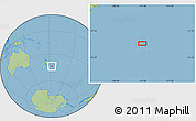 Savanna Style Location Map of the area around 43° 36' 16" S, 176° 43' 29" W