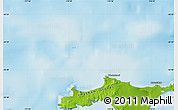 Physical Map of Tupuangi