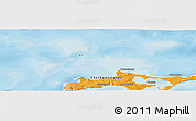 Political Panoramic Map of the area around 43° 36' 16" S, 176° 43' 29" W