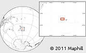 Blank Location Map of the area around 43° 36' 16" S, 177° 34' 29" W