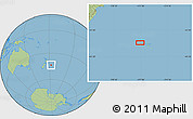 Savanna Style Location Map of the area around 43° 36' 16" S, 177° 34' 29" W