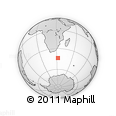 Outline Map of the Area around 43° 36' 16" S, 32° 22' 30" E, rectangular outline