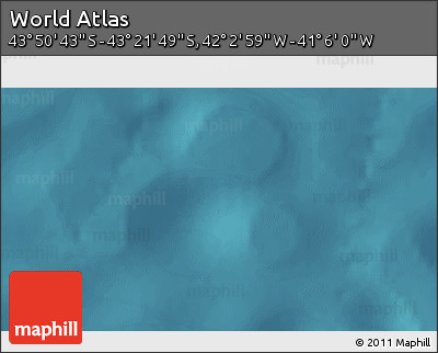 Satellite 3D Map of the Area around 43° 36' 16" S, 41° 34' 30" W