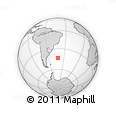 Outline Map of the Area around 43° 36' 16" S, 41° 34' 30" W, rectangular outline