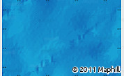 Physical Map of the area around 43° 36' 16" S, 45° 49' 30" W
