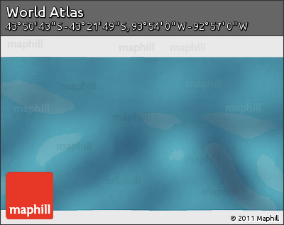 Satellite 3D Map of the Area around 43° 36' 16" S, 93° 25' 30" W