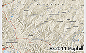 Shaded Relief Map of the area around 44° 19' 14" N, 10° 16' 30" E