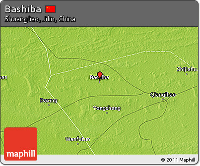 Physical 3D Map of Bashiba