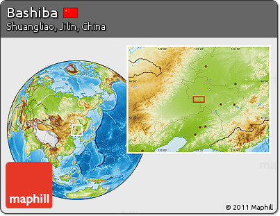 Physical Location Map of Bashiba