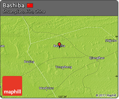 Physical Map of Bashiba