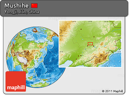 Physical Location Map of Mushihe