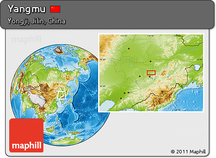 Physical Location Map of Yangmu