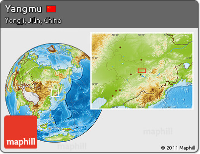 Physical Location Map of Yangmu