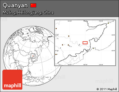 Blank Location Map of Quanyan