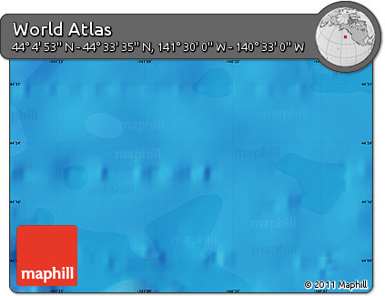 Political Map of the Area around 44° 19' 14" N, 141° 1' 30" W
