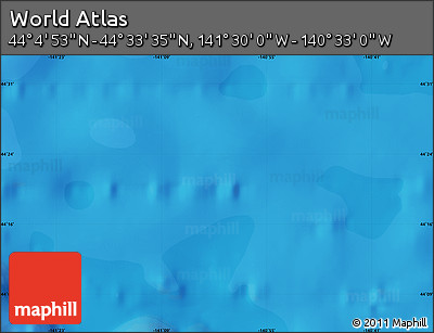 Political Map of the Area around 44° 19' 14" N, 141° 1' 30" W
