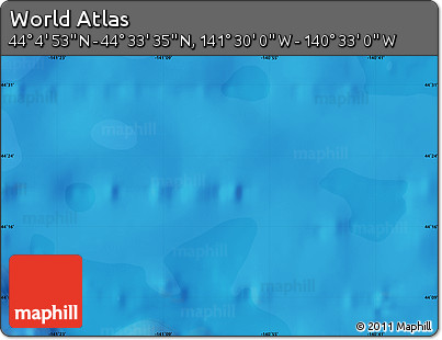 Political Map of the Area around 44° 19' 14" N, 141° 1' 30" W
