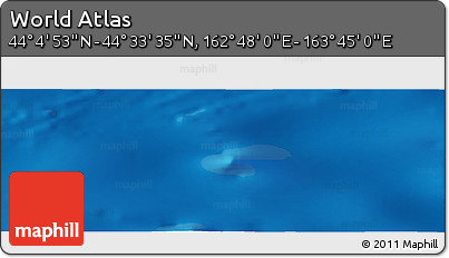 Physical Panoramic Map of the Area around 44° 19' 14" N, 163° 16' 30" E