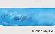 Shaded Relief Panoramic Map of the area around 44° 19' 14" N, 22° 52' 30" W