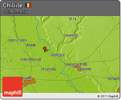 Physical 3D Map of Chiliile