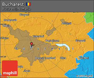 Political Map of Bucharest