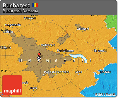 Political Map of Bucharest