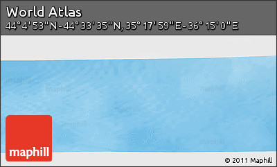 Physical Panoramic Map of the Area around 44° 19' 14" N, 35° 46' 29" E