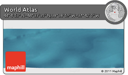 Satellite Panoramic Map of the Area around 44° 19' 14" N, 38° 10' 29" W