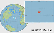 Savanna Style Location Map of the area around 44° 19' 14" N, 42° 25' 29" W