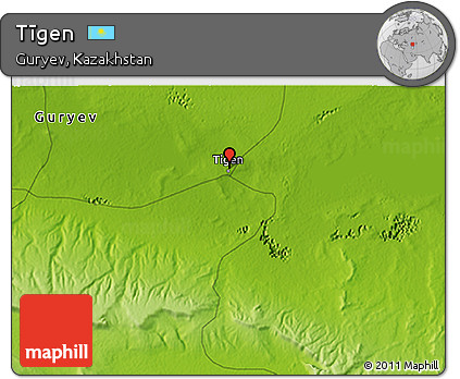 Physical 3D Map of Tīgen