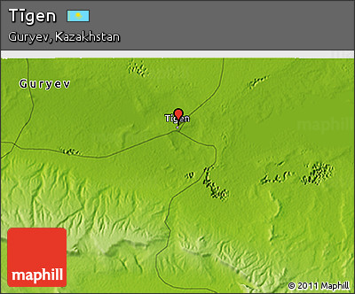 Physical 3D Map of Tīgen