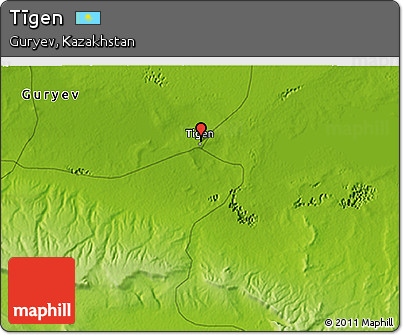 Physical 3D Map of Tīgen