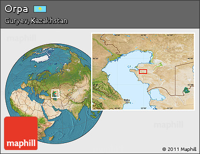 Satellite Location Map of Orpa