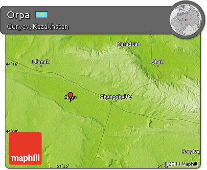 Physical Map of Orpa