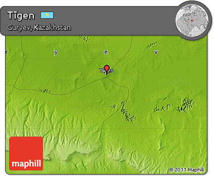 Physical Map of Tīgen