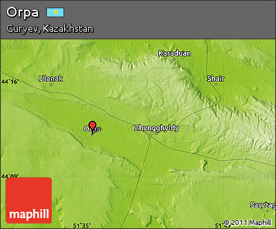 Physical Map of Orpa